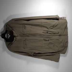 NWT STYLE & CO OLIVE SPRIG LONG SLEEVE JACKET SZ 1X